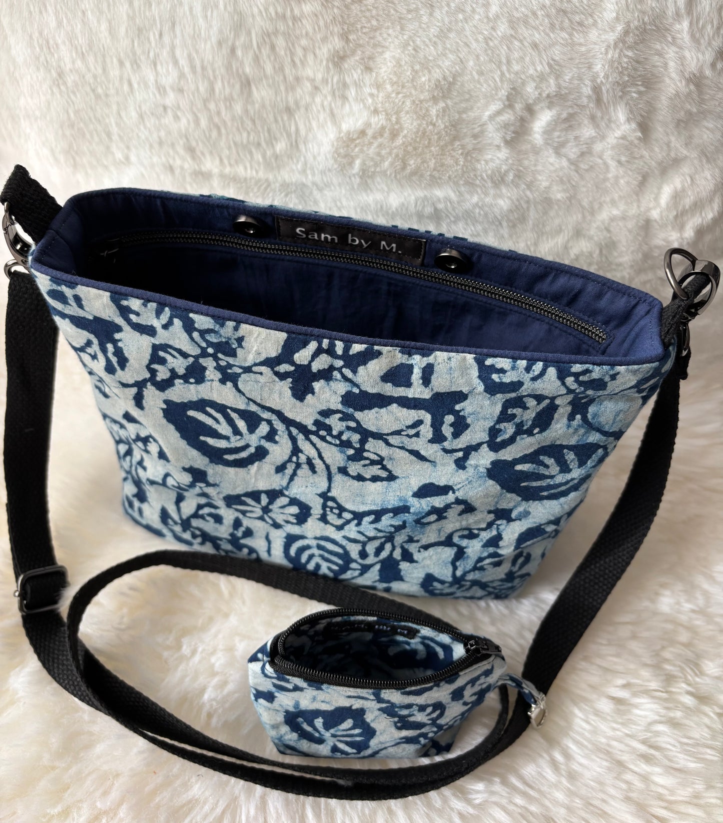 Sac bandoulière (modèle feuille)
