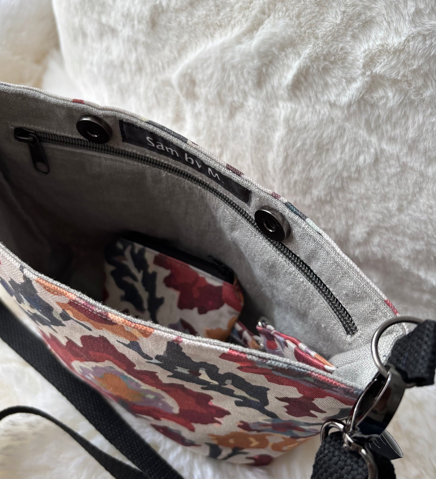 Sac bandoulière (modèle flammes)