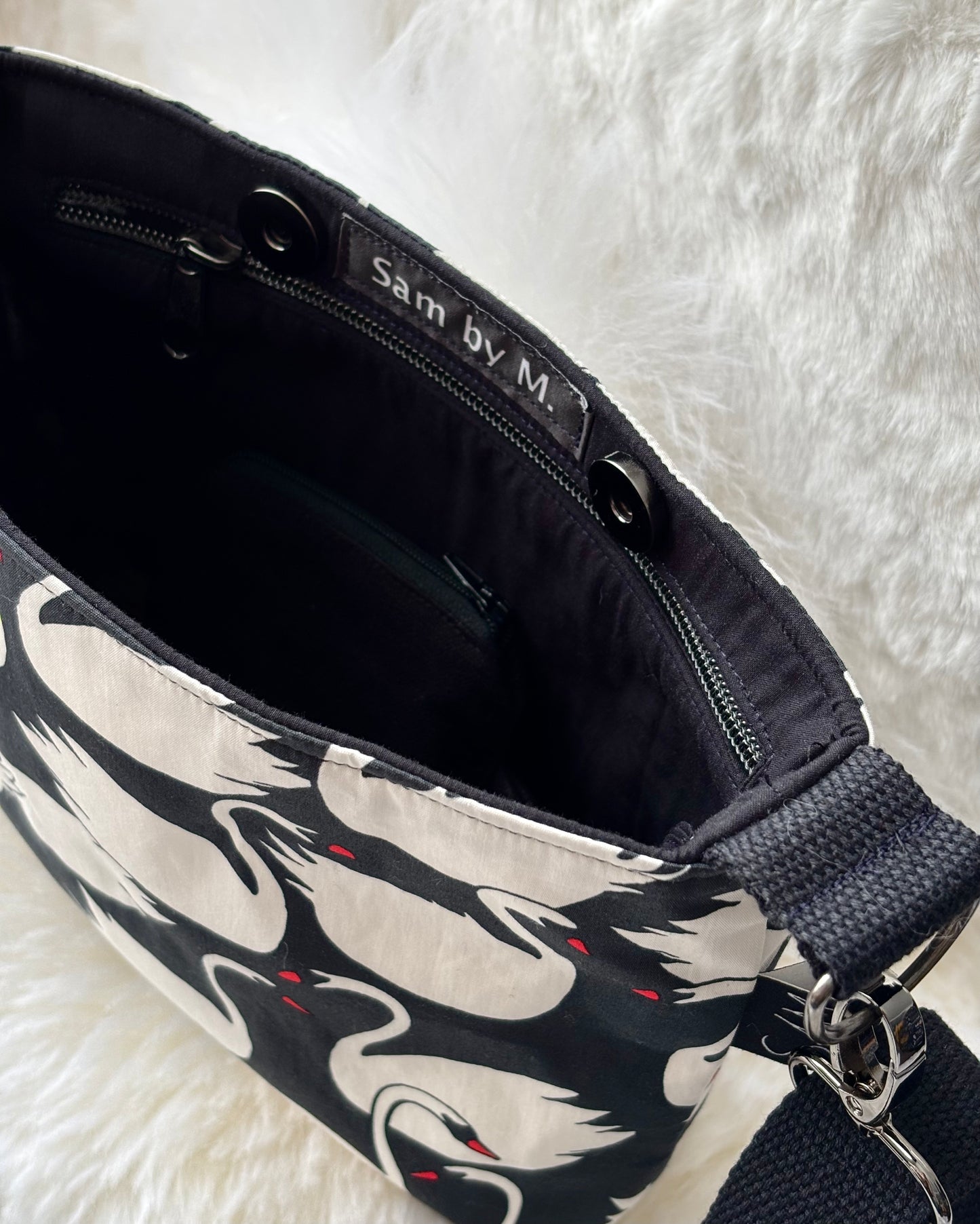 Sac bandoulière (modèle cygne)