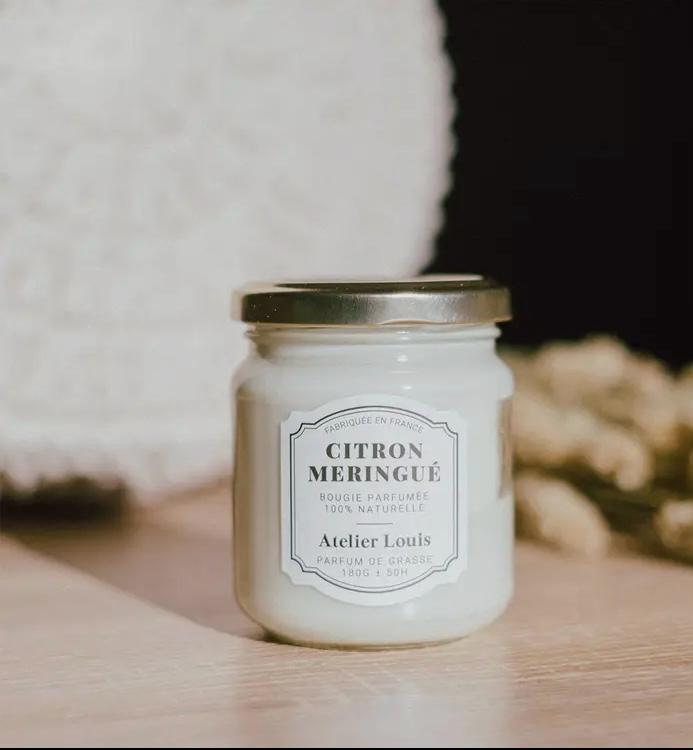 Bougie parfumée Citron Meringué