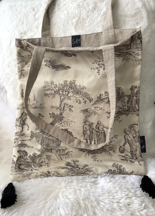 Tote bag moyen modèle (modèle campagne).
