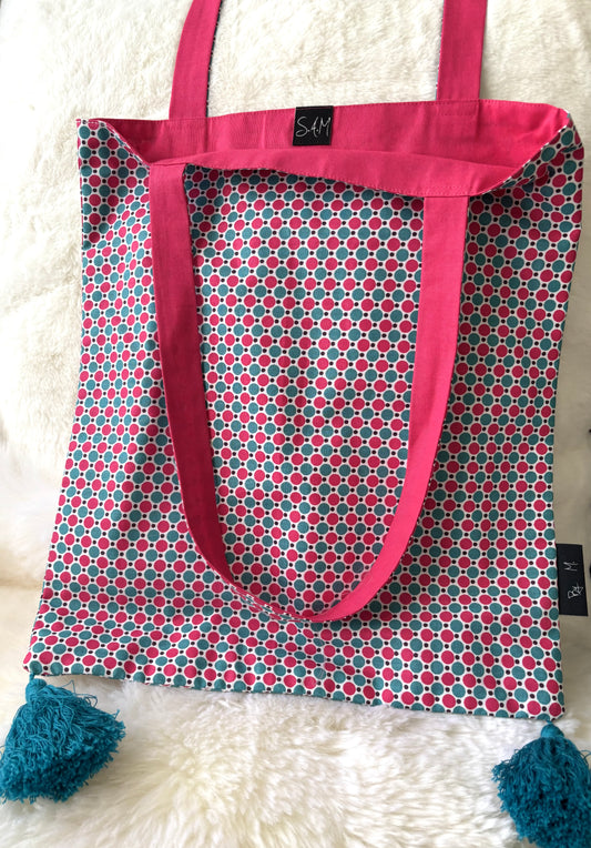 Tote bag moyen modèle (modèle bonbon)