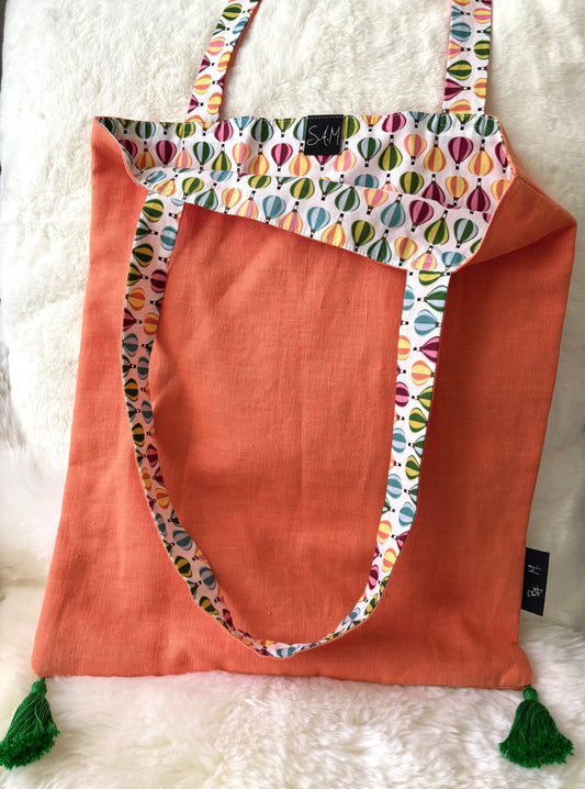 Tote bag moyen modèle (modèle montgolfière)